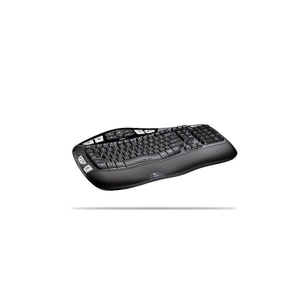 Logitech K350 Kabellose Ergonomische Tastatur USB Bulk Schwarz 920-004484, Logitech, K350, Kabellose, Ergonomische, Tastatur, USB, Bulk, Schwarz, 920-004484