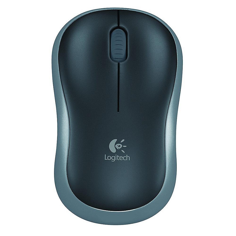 Logitech M185 Kabellose Mobile Maus Grau 910-002238