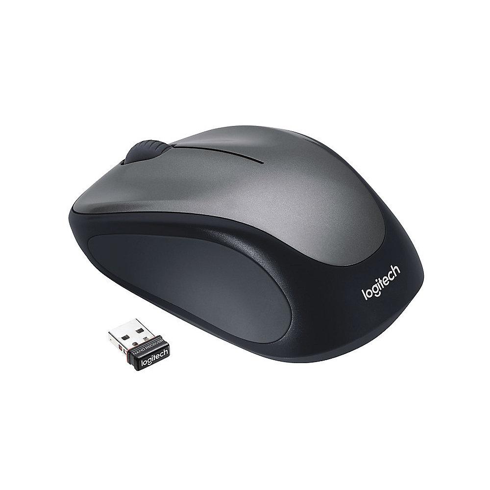 Logitech M235 Kabellose Mobile Maus Dunkelgrau 910-002201, Logitech, M235, Kabellose, Mobile, Maus, Dunkelgrau, 910-002201