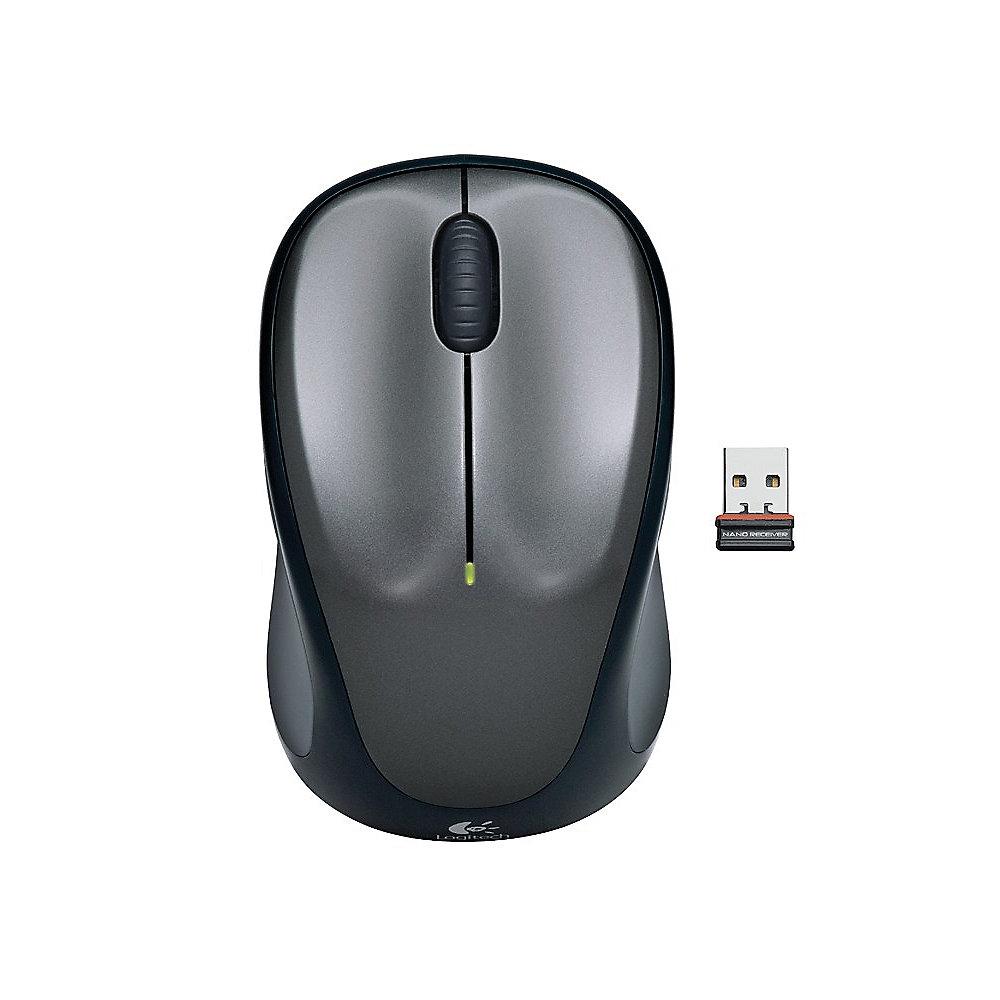 Logitech M235 Kabellose Mobile Maus Dunkelgrau 910-002201