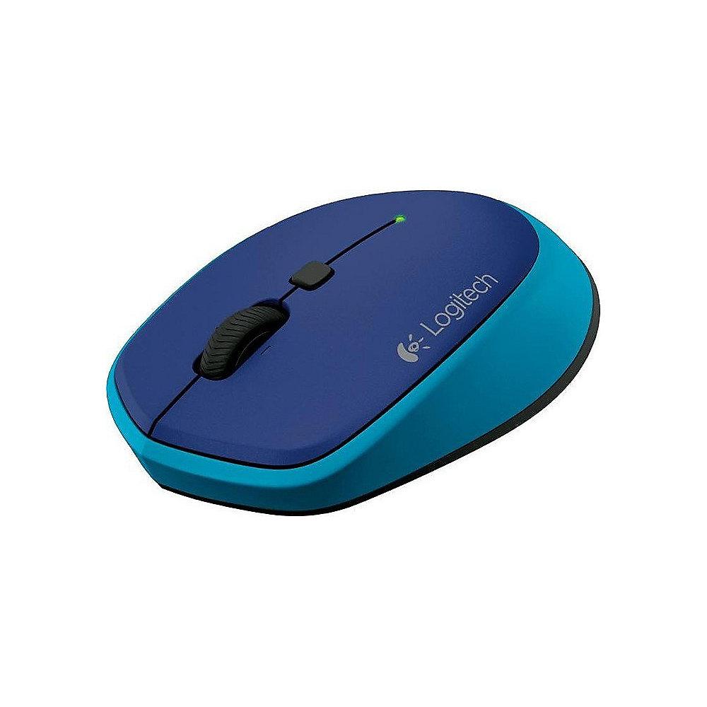 Logitech M335 Kabellose Mobile Maus Blau 910-004546