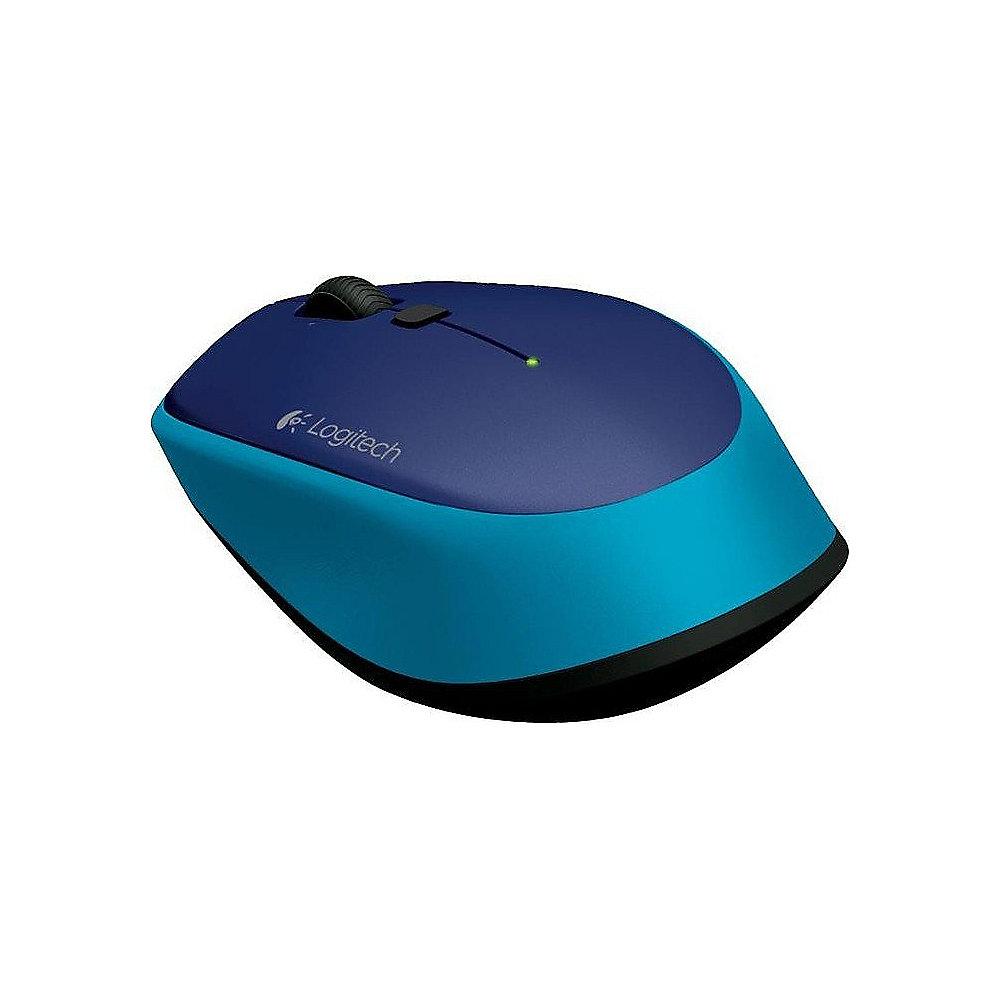 Logitech M335 Kabellose Mobile Maus Blau 910-004546