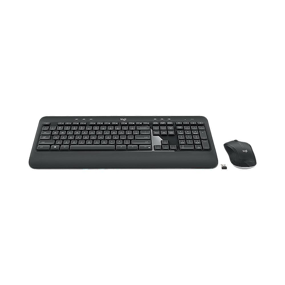 Logitech MK540 Advanced Kabelloses Tastatur Maus Kombination