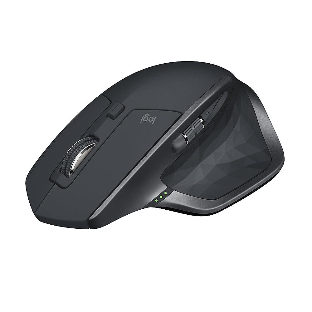 Logitech MX Master 2S Kabellose Maus PC/Mac Bluetooth Grafit 910-005139