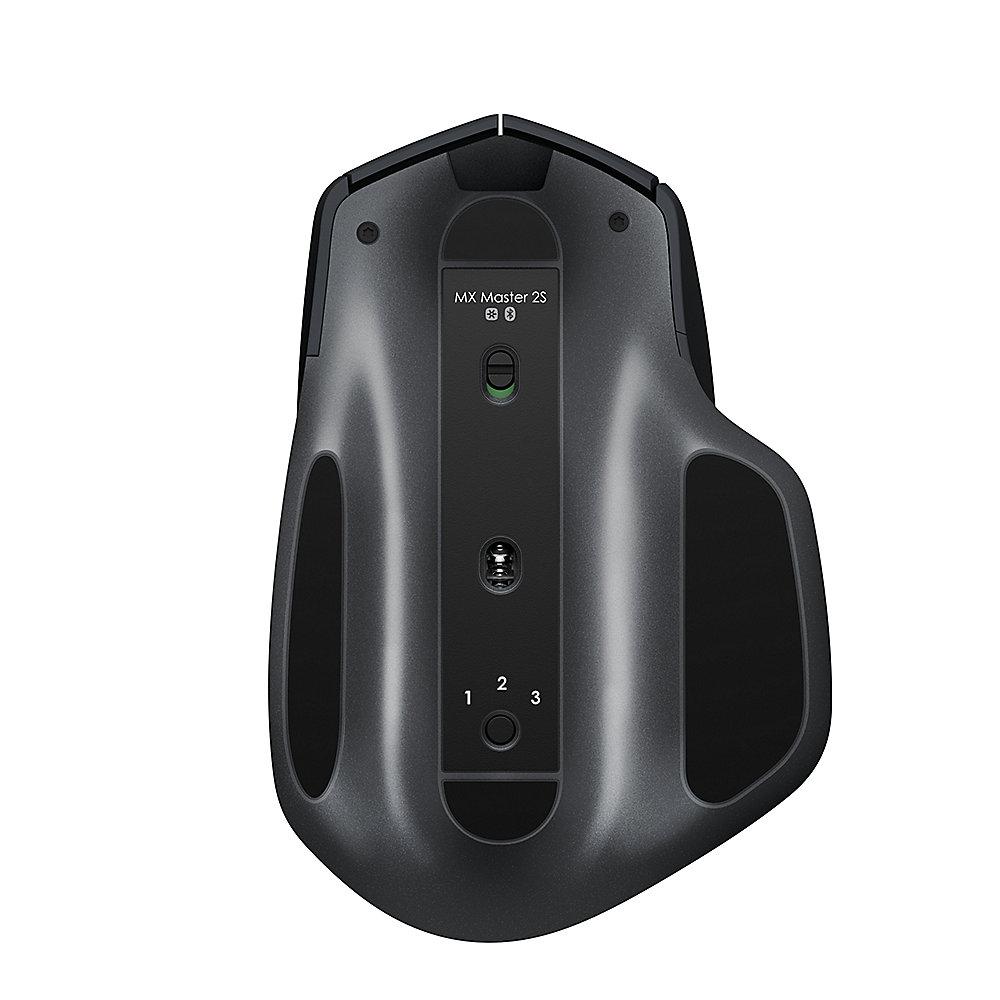 Logitech MX Master 2S Kabellose Maus PC/Mac Bluetooth Grafit 910-005139