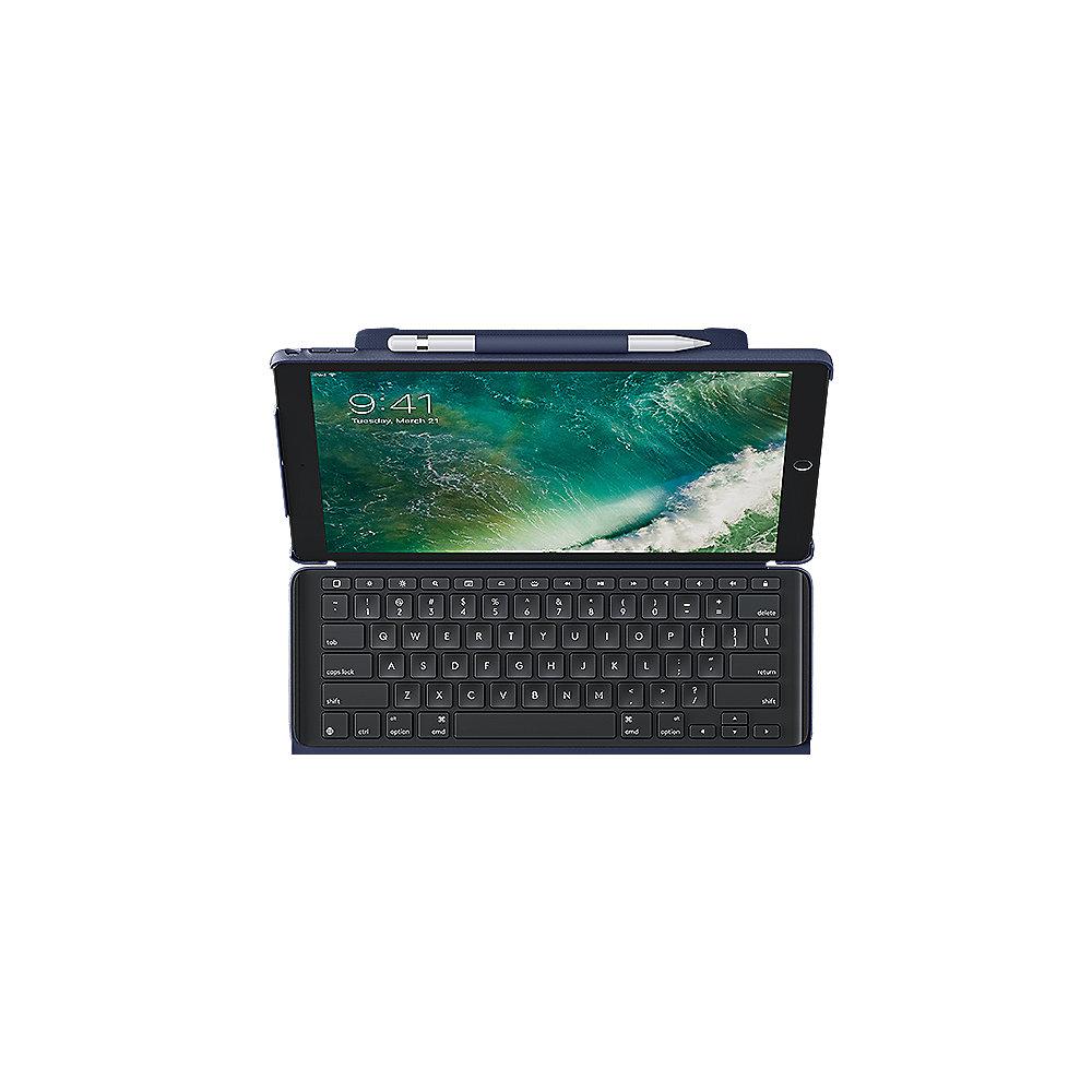 Logitech Slim Combo Hülle und Tastatur für iPad Pro 12,9 2017 blau 920-008423