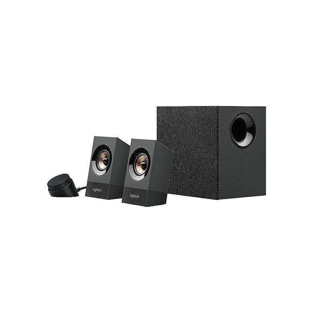 Logitech Z537 2.1 Bluetooth Lautsprechersystem mit Subwoofer Schwarz 980-001272, Logitech, Z537, 2.1, Bluetooth, Lautsprechersystem, Subwoofer, Schwarz, 980-001272