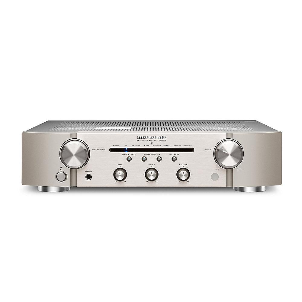 Marantz PM6006 hochwertiger HiFi-Vollverstärker mit digt. Eingängen, silber/gold, Marantz, PM6006, hochwertiger, HiFi-Vollverstärker, digt., Eingängen, silber/gold