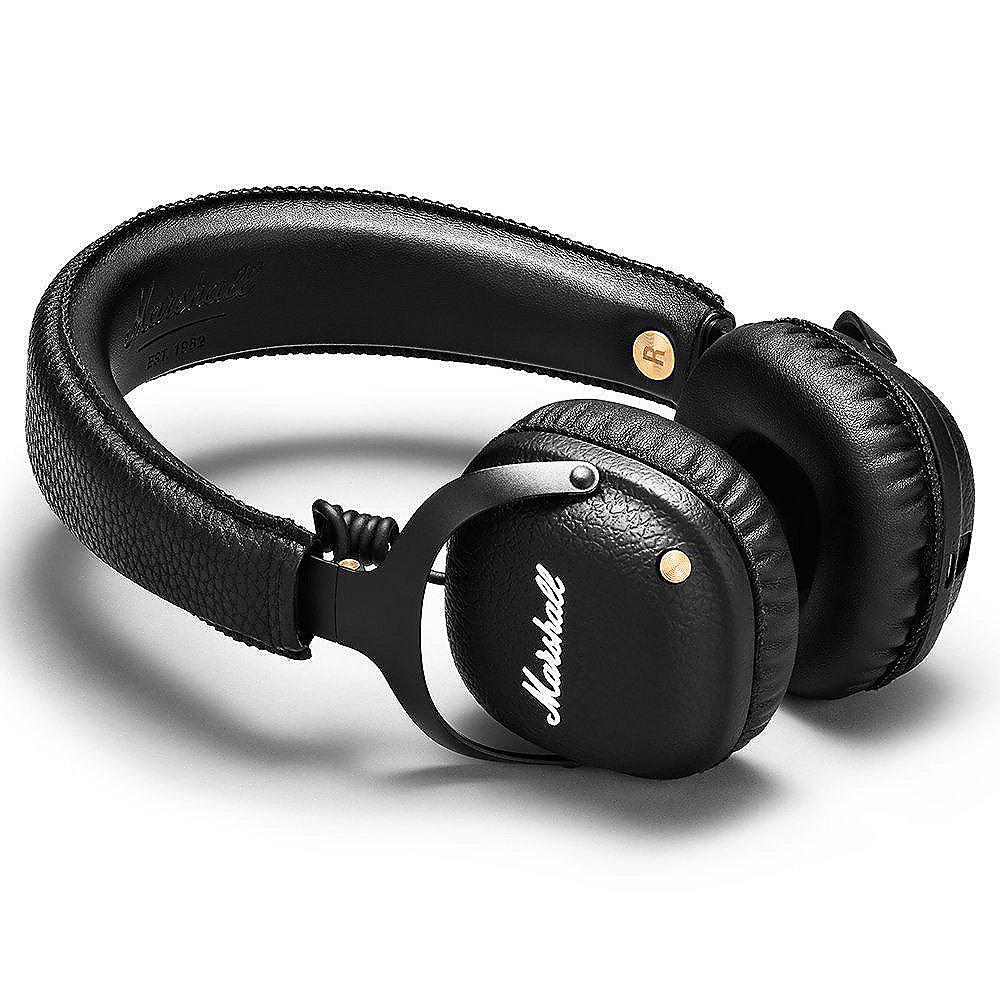 Marshall Mid A.N.C On-Ear-Kopfhörer schwarz Bluetooth aptX