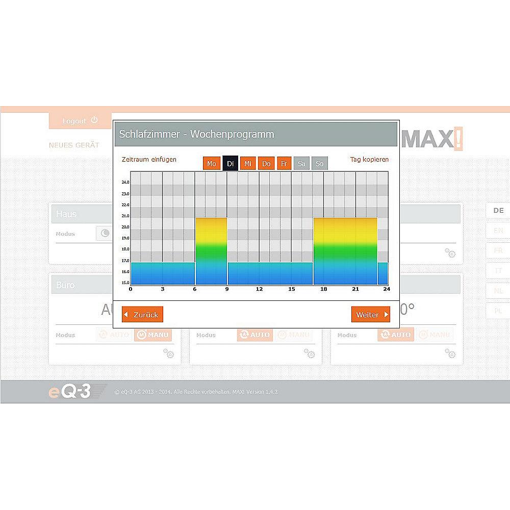 MAX! Sparpaket: Heizkörperthermostat  3 Stück