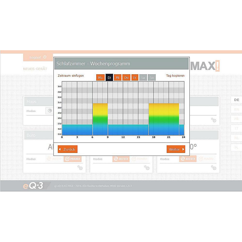 MAX! Sparpaket: Heizkörperthermostat  3 Stück