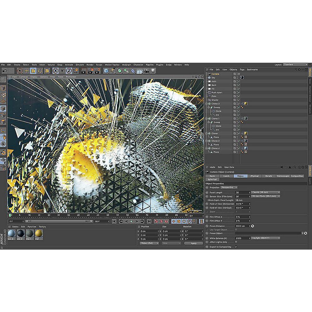 Maxon Cinema 4D R20 Broadcast Lizenz Upgrade von C4D Broadcast R17