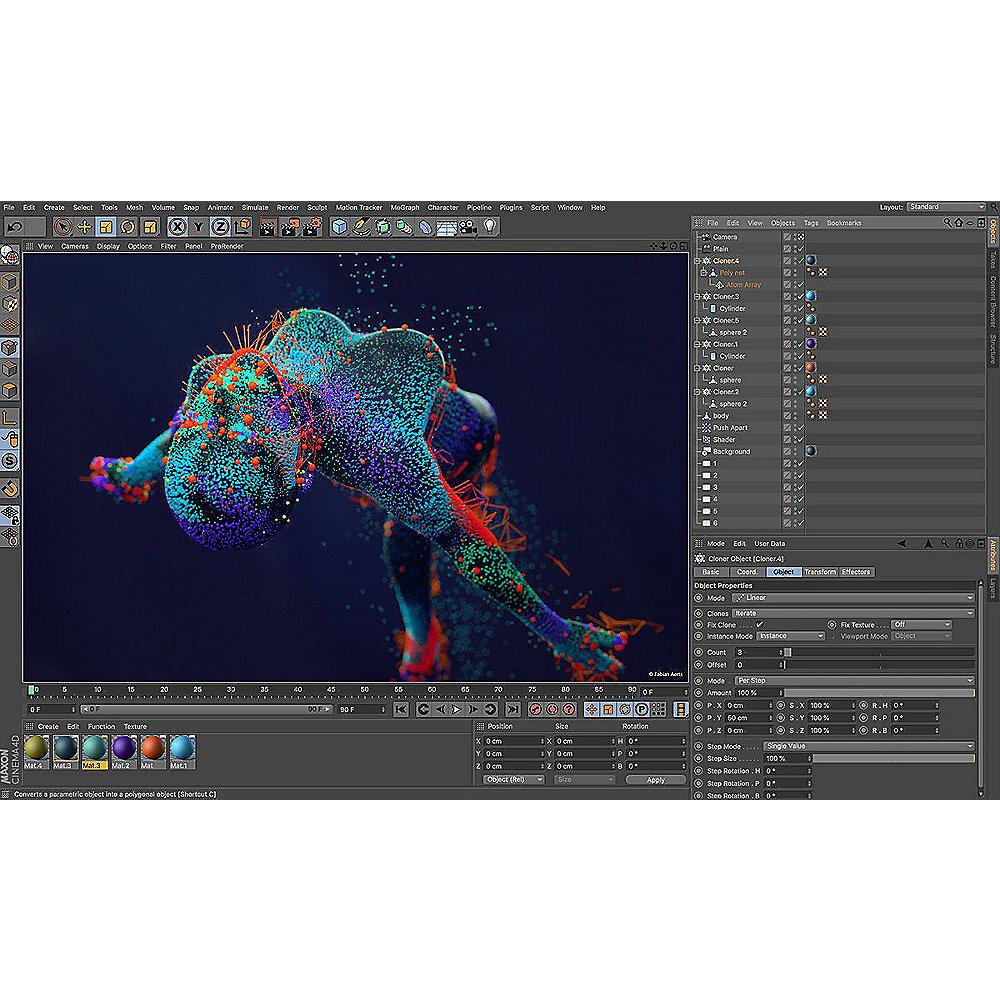 Maxon Cinema 4D R20 Studio Lizenz Sidegrade