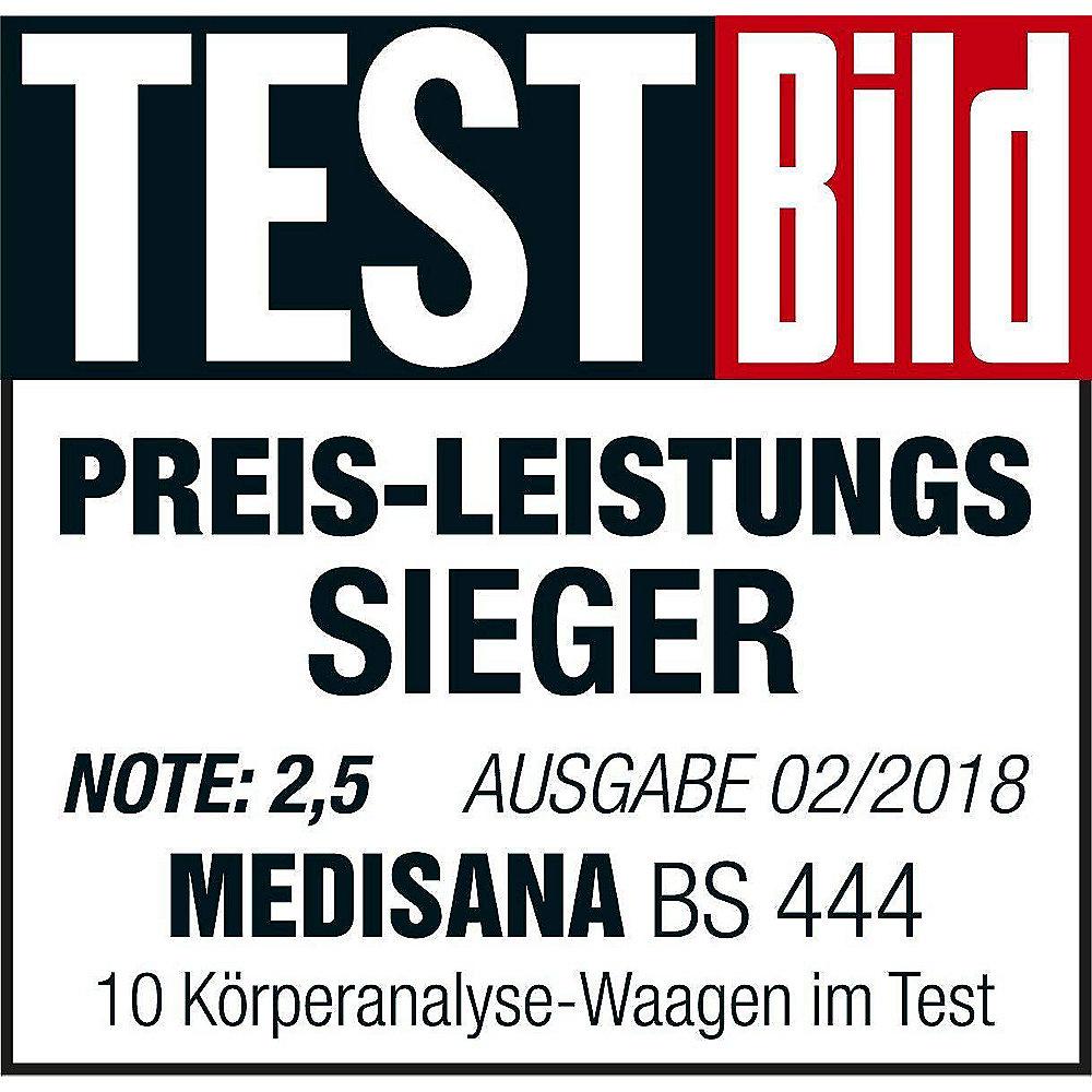 Medisana BS 444 connect Smarte Körperanalysewaage weiß, Medisana, BS, 444, connect, Smarte, Körperanalysewaage, weiß