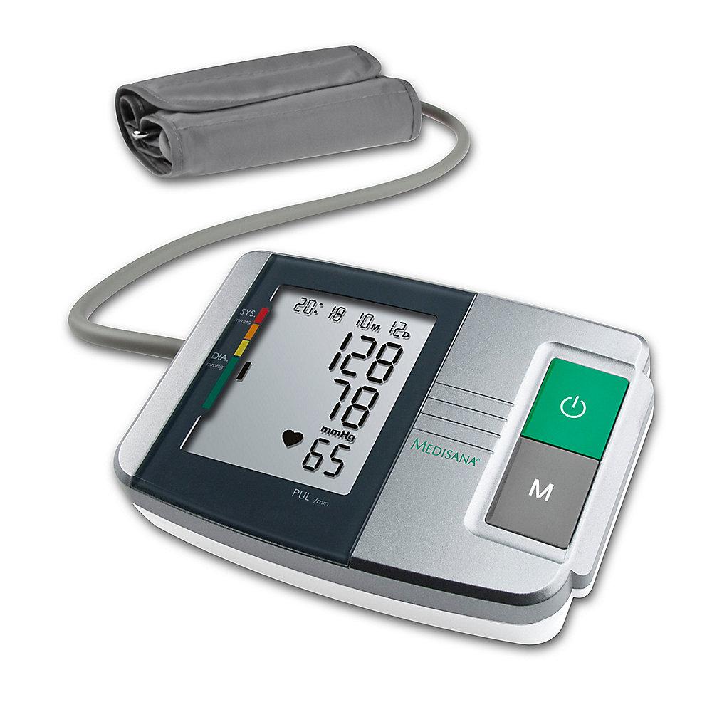 Medisana MTS Oberarm-Blutdruckmessgerät schwarz/silber, Medisana, MTS, Oberarm-Blutdruckmessgerät, schwarz/silber