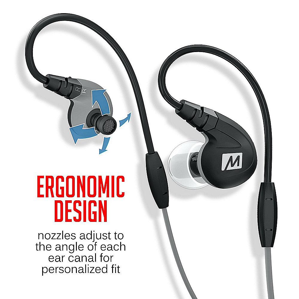 MEE Audio EP-M7P-BK Sport In-Ear Kopfhörer mit Lautstärkeregler schwarz, MEE, Audio, EP-M7P-BK, Sport, In-Ear, Kopfhörer, Lautstärkeregler, schwarz