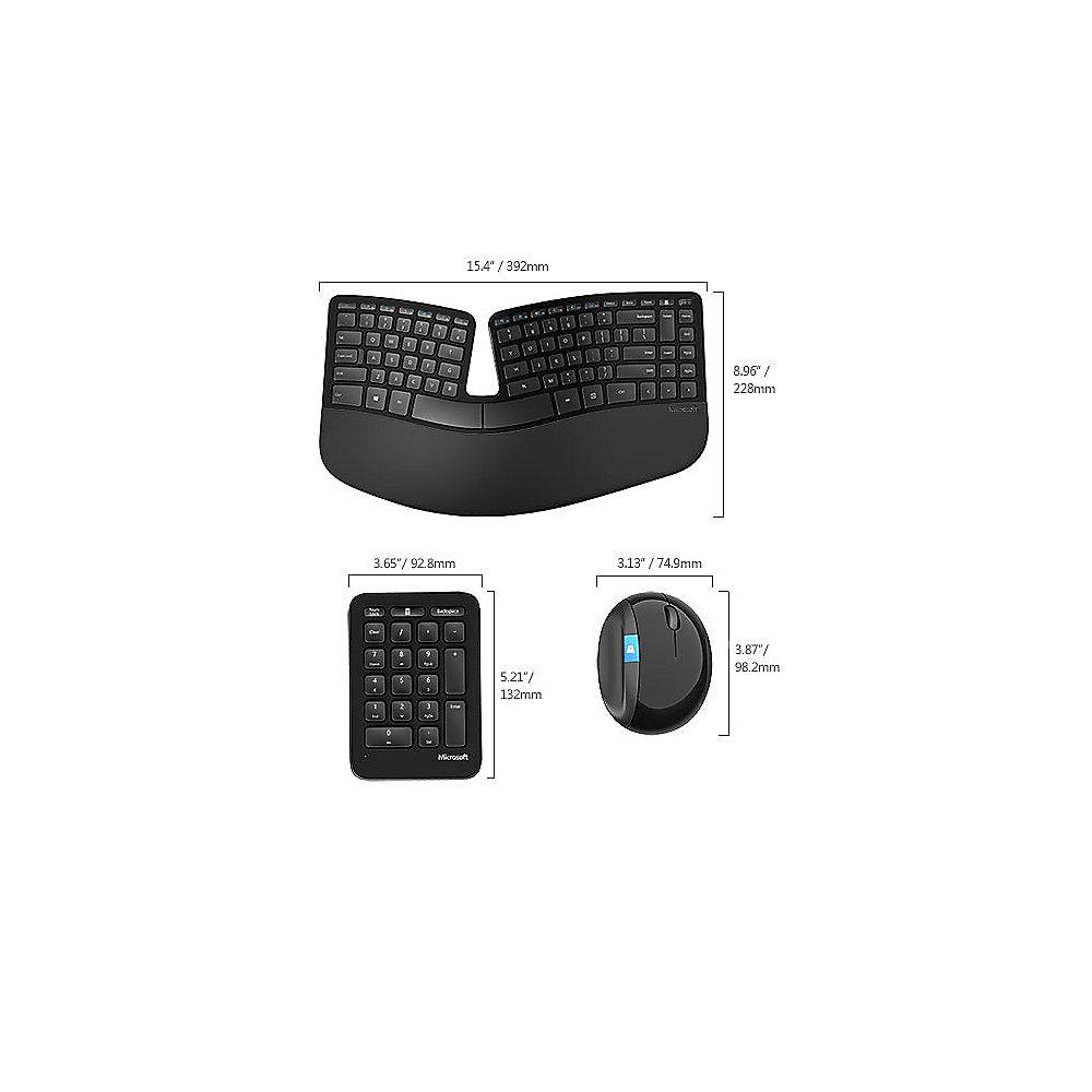 Microsoft Sculpt Ergonomic Desktop L5V-00008, Microsoft, Sculpt, Ergonomic, Desktop, L5V-00008