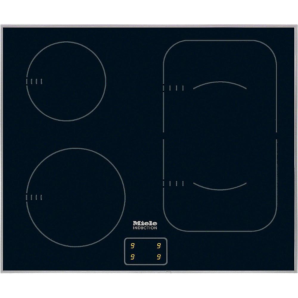 Miele KM 6092 Glaskeramik-Kombinations-Induktionskochfeld Edelstahl