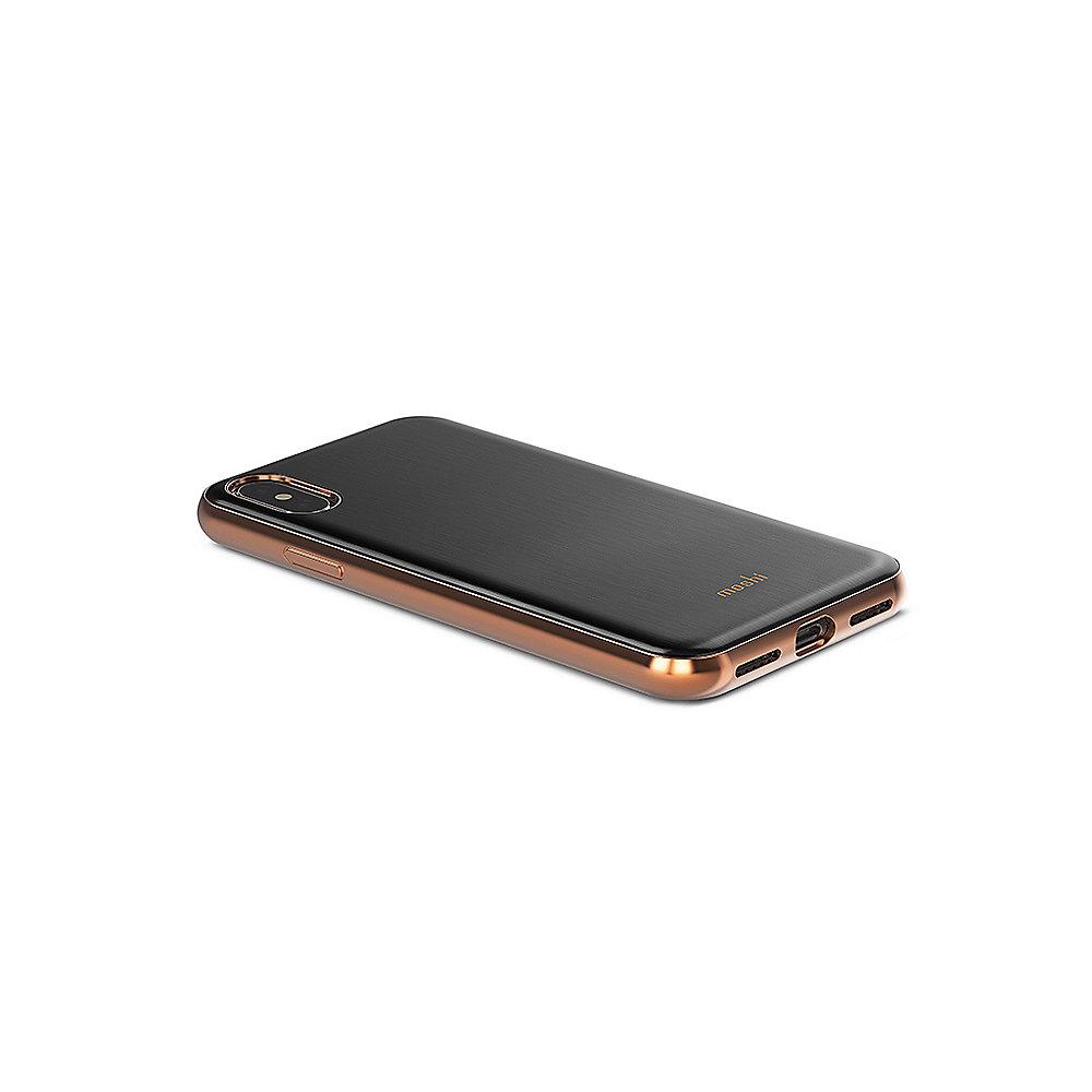 Moshi iGlaze Schutzhülle für iPhone X Imperial Black 99MO101001