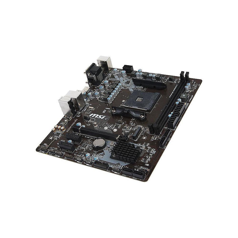 MSI A320M Pro-M Plus mATX Mainboard Sockel AM4 GL/SATA600/M.2/VGA/DVI/HDMI