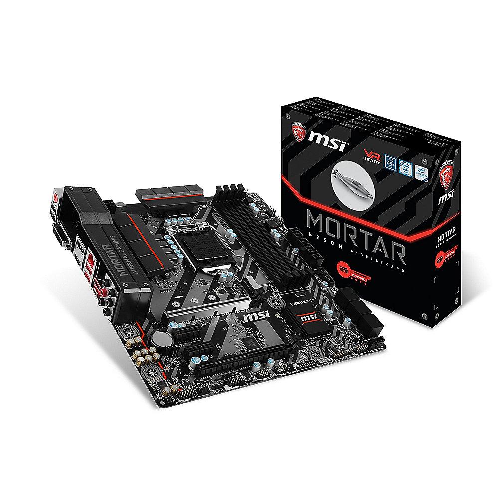 MSI B250M Mortar mATX Mainboard Sockel 1151 (Kabylake)