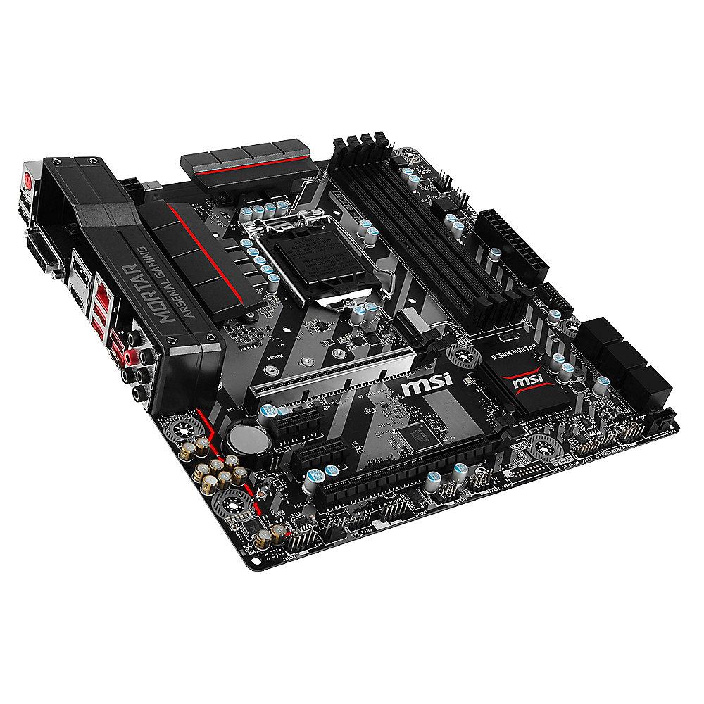 MSI B250M Mortar mATX Mainboard Sockel 1151 (Kabylake)