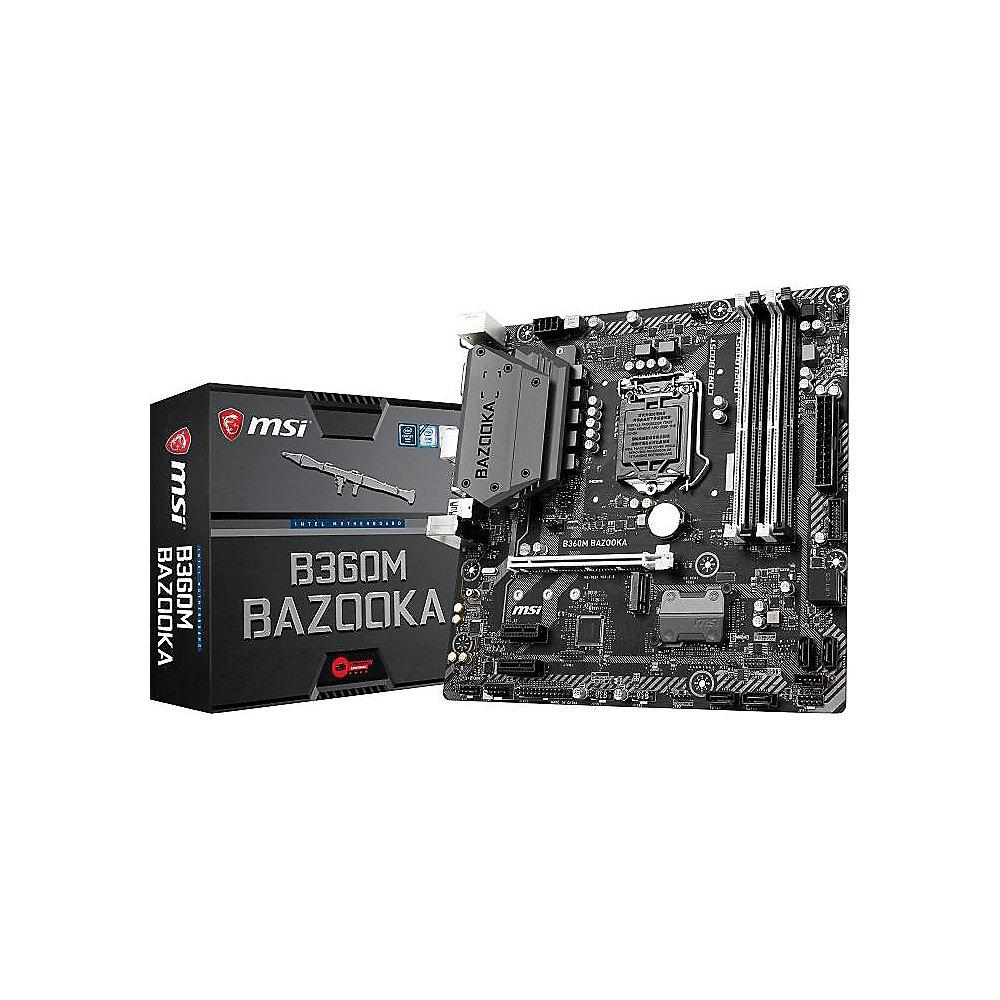 MSI B360M Bazooka mATX Mainboard Sockel 1151 (Coffee Lake)