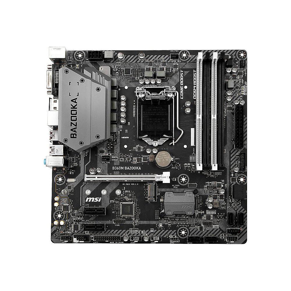 MSI B360M Bazooka mATX Mainboard Sockel 1151 (Coffee Lake)