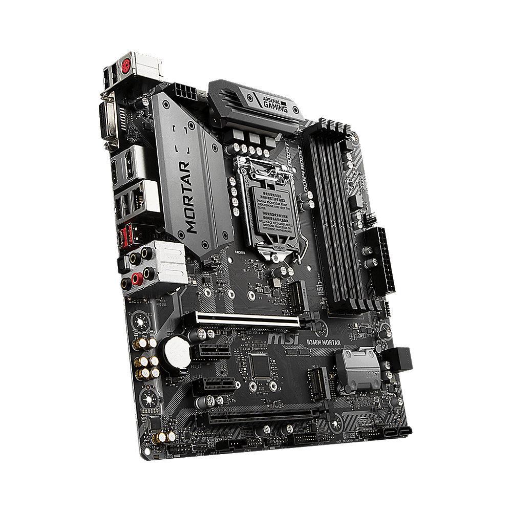 MSI B360M Mortar mATX Mainboard Sockel 1151 (Coffee Lake)