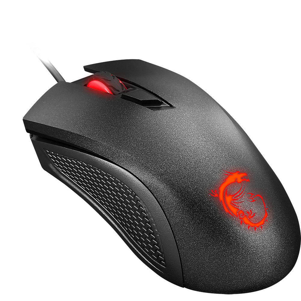 MSI Clutch GM10 Gaming Mause schwarz, USB