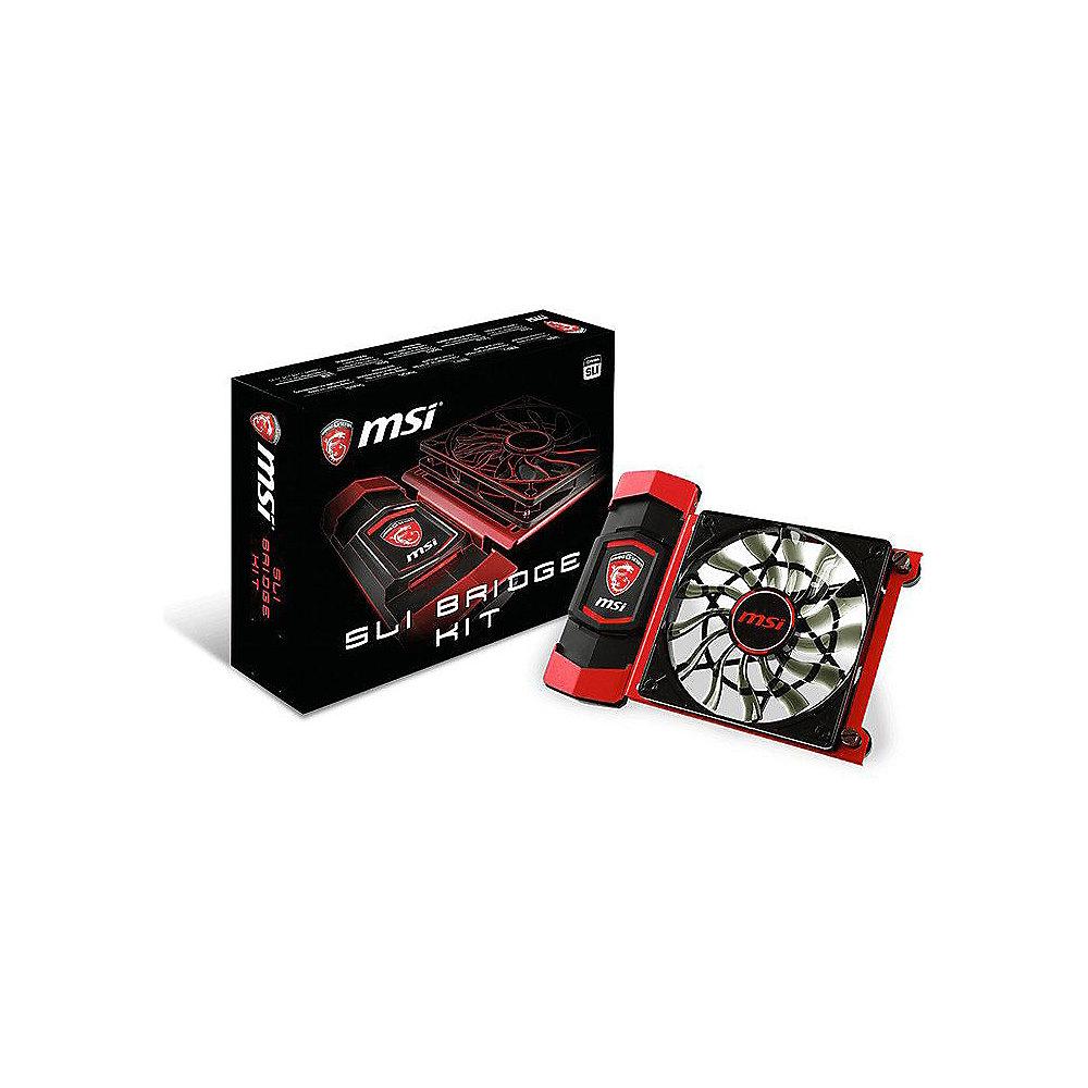 MSI Gaming SLI-Bridge Kit (4-way), 40mm, MSI, Gaming, SLI-Bridge, Kit, 4-way, 40mm