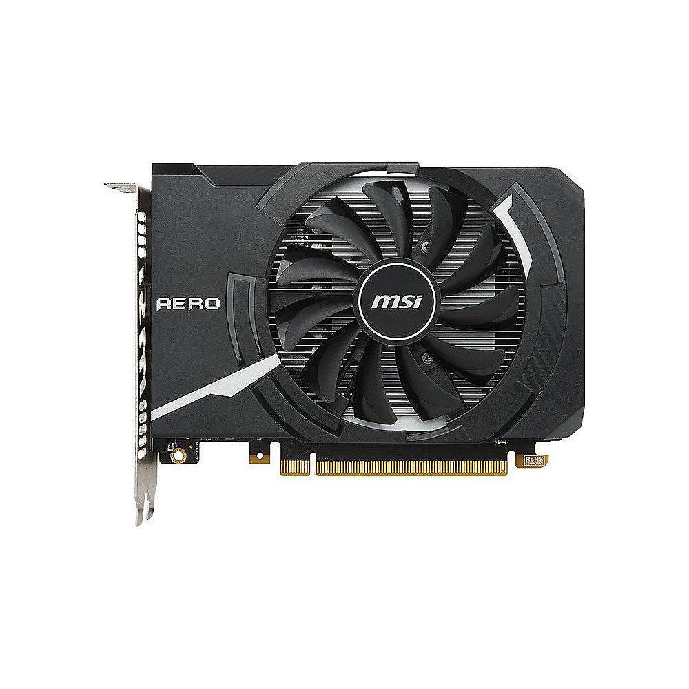 MSI GeForce GTX 1050 AERO ITX 2G OCV1 2GB GDDR5 DVI/HDMI/DP Grafikkarte