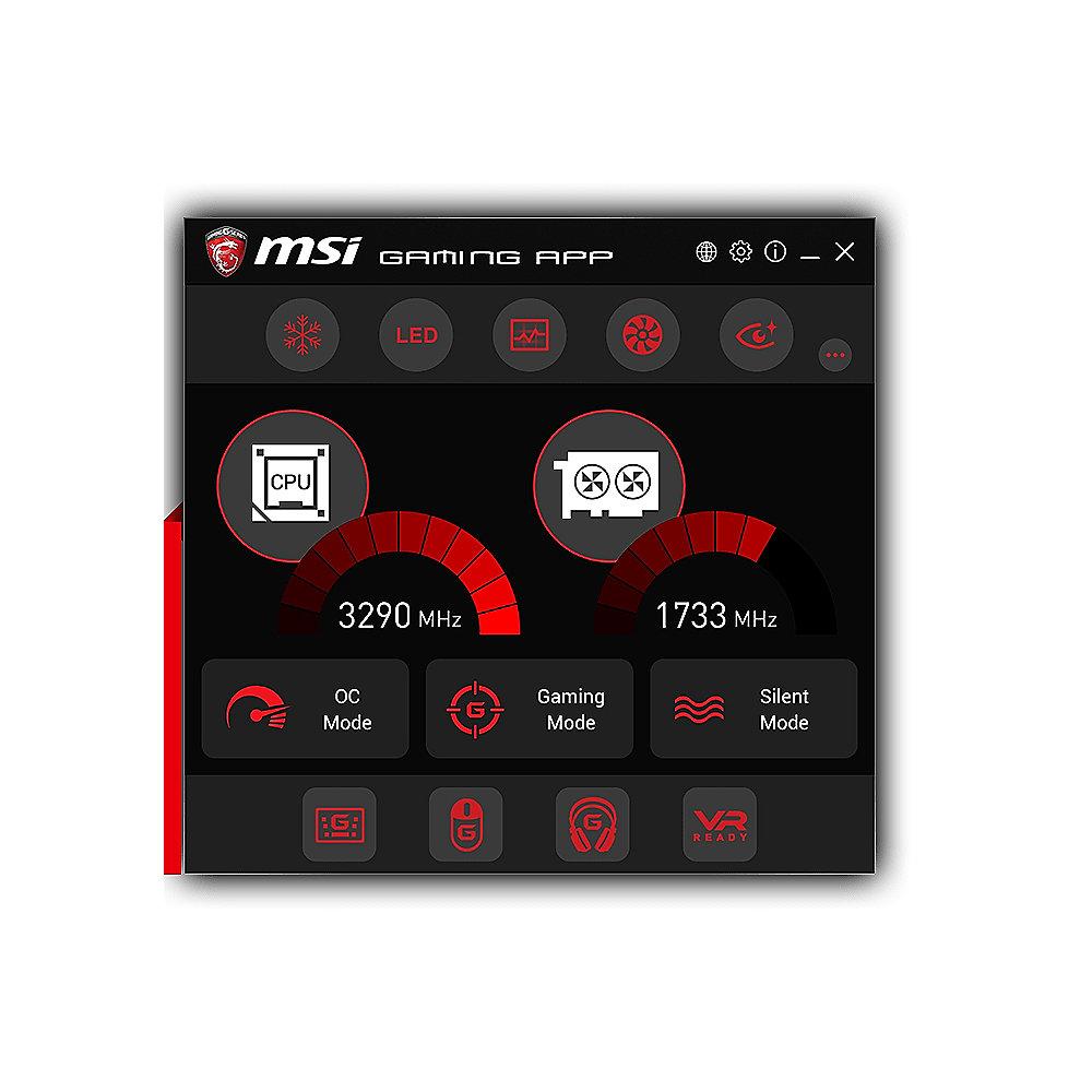 MSI GeForce GTX 1060 Gaming X 6G TwinFrozr VI 6GB GDDR5 Grafikkarte DVI/HDMI/DP
