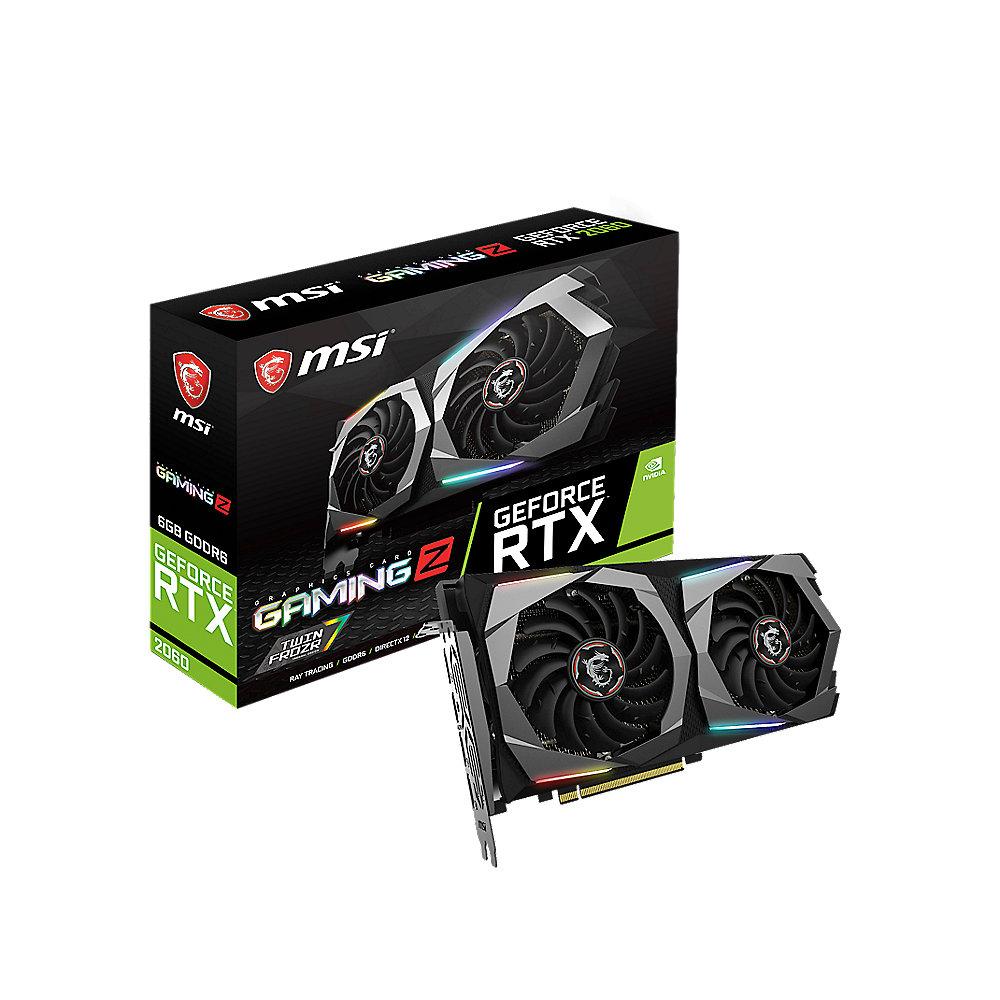 MSI GeForce RTX 2060 Gaming Z 6GB GDDR6 Grafikkarte 3xDP/HDMI