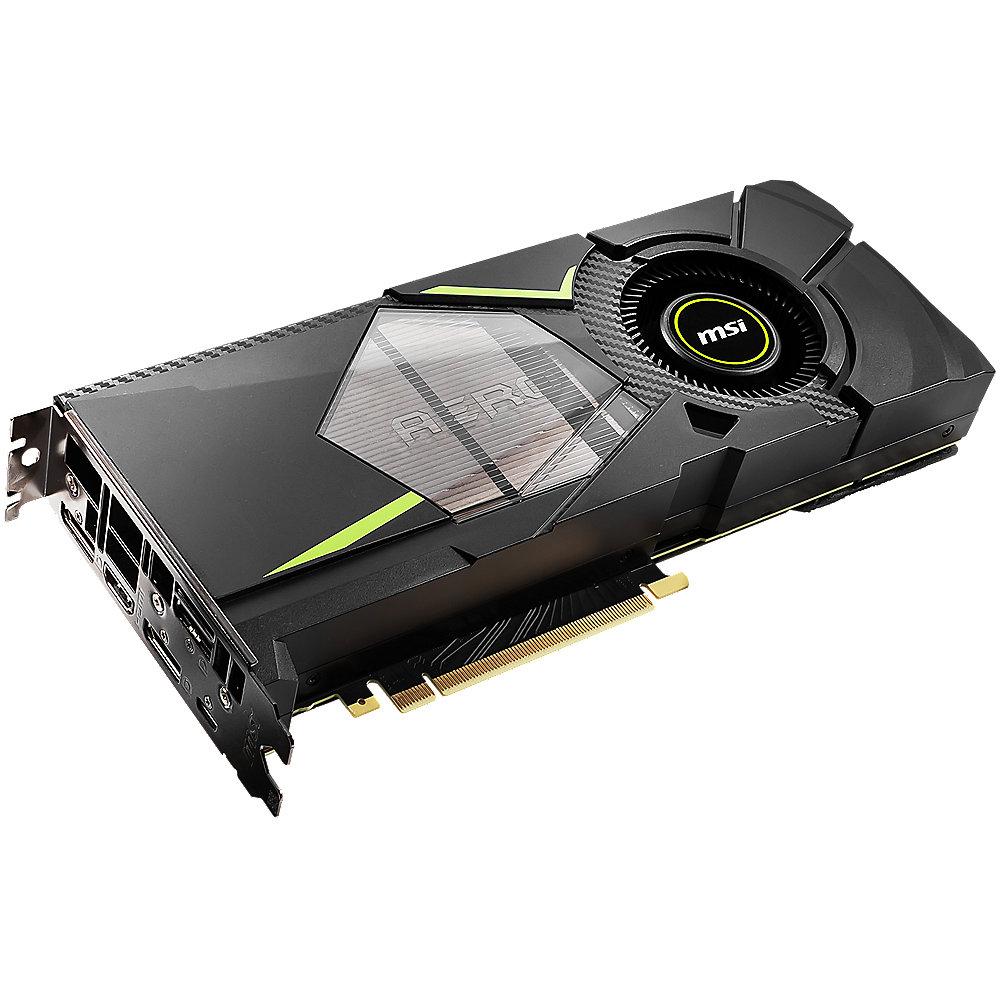 MSI GeForce RTX 2070 Aero 8GB GDDR6 Grafikkarte 3xDP/HDMI/USB-C