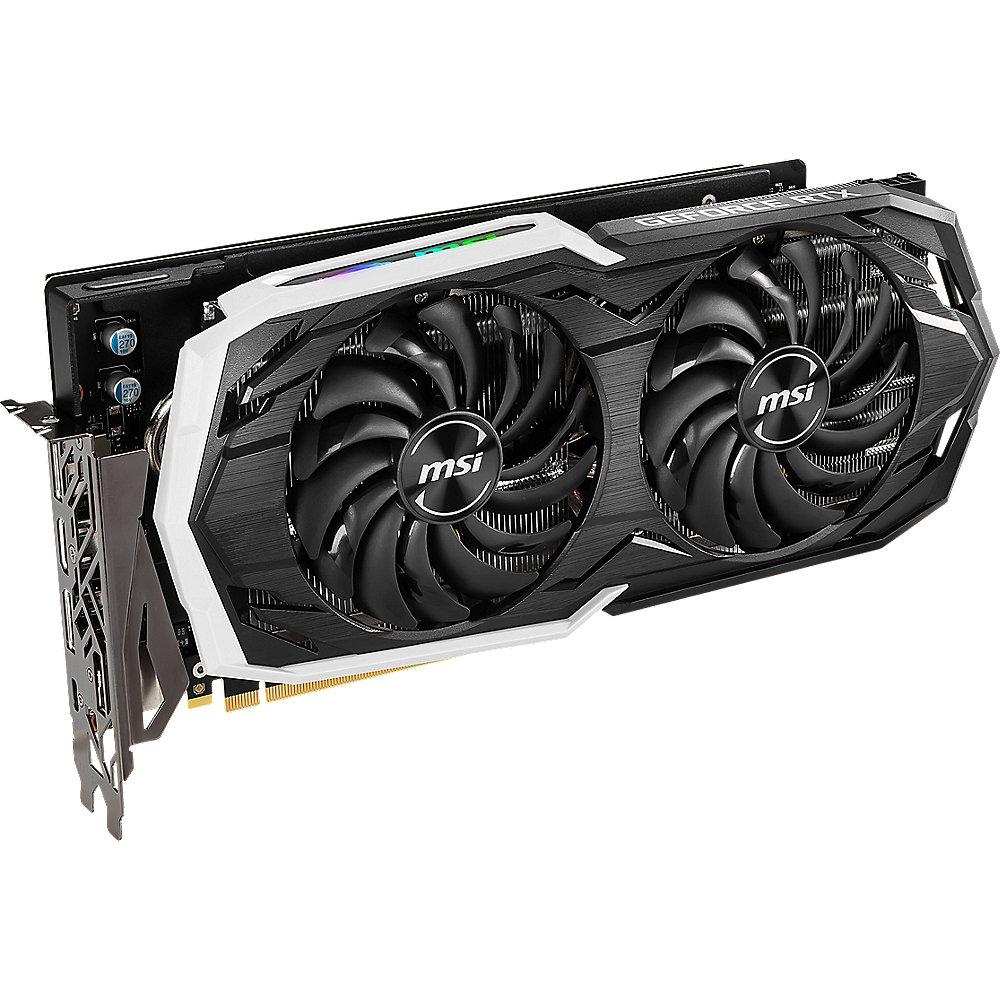 MSI GeForce RTX 2070 Armor 8GB GDDR6 Grafikkarte 3xDP/HDMI/USB-C