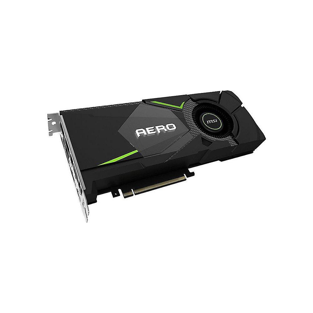 MSI GeForce RTX 2080 AERO 8GB GDDR6 Grafikkarte 3xDP/HDMI/USB (TypC)