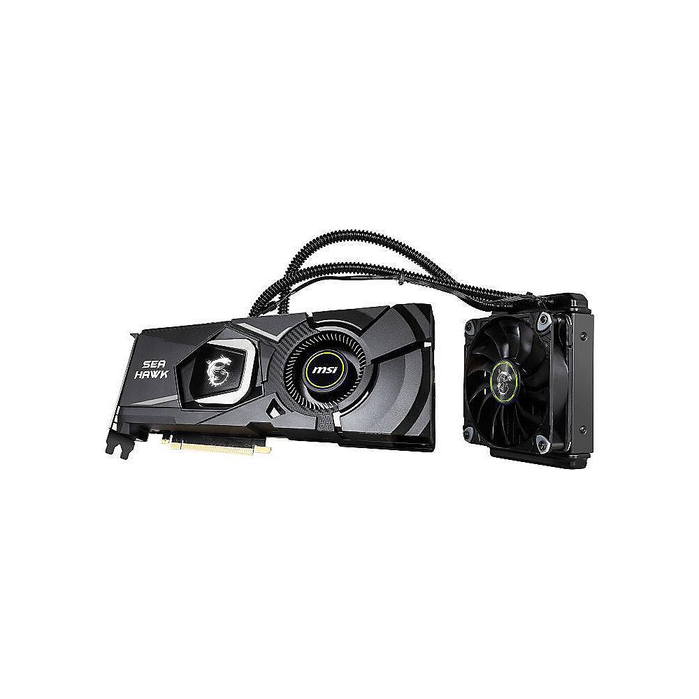 MSI GeForce RTX 2080Ti Sea Hawk X 11GB GDDR6 Grafikkarte 3xDP/HDMI/USB (TypC)