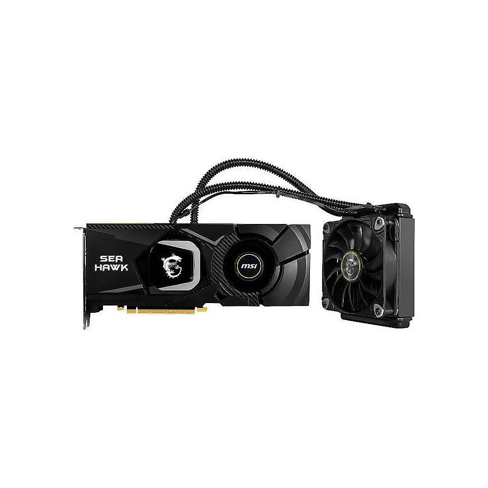 MSI GeForce RTX 2080Ti Sea Hawk X 11GB GDDR6 Grafikkarte 3xDP/HDMI/USB (TypC)