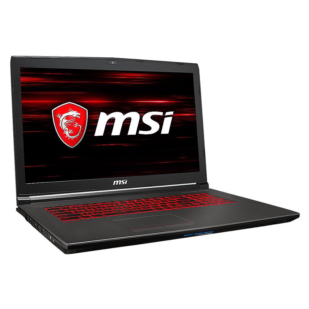 MSI GV72 8RE-064 17,3"FHD i7-8750H 8GB/1TB 512GB SSD GTX1060 Win10