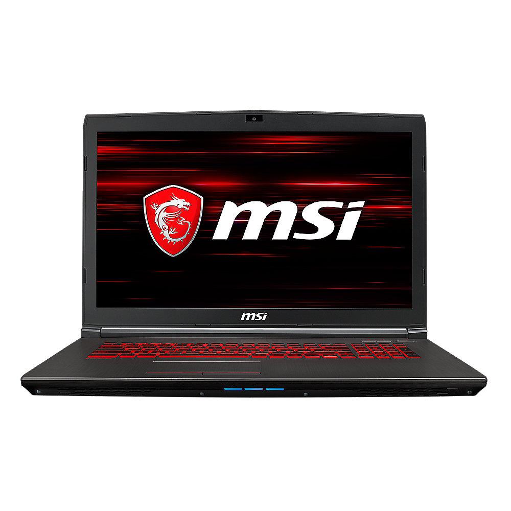 MSI GV72 8RE-064 17,3"FHD i7-8750H 8GB/1TB 512GB SSD GTX1060 Win10