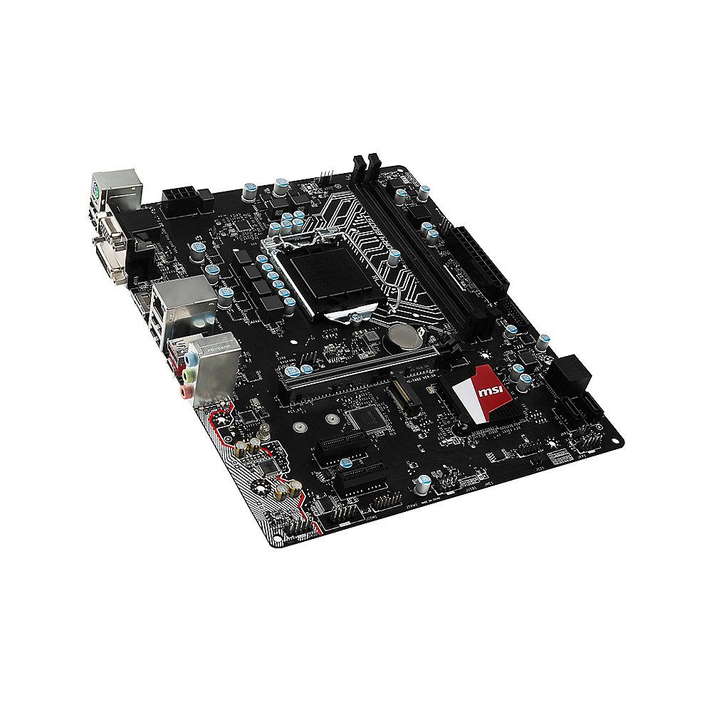 MSI H110M Grenade USB3.1 (Typ C)/DVI/VGA/HDMI/M.2 mATX Mainboard Sockel 1151