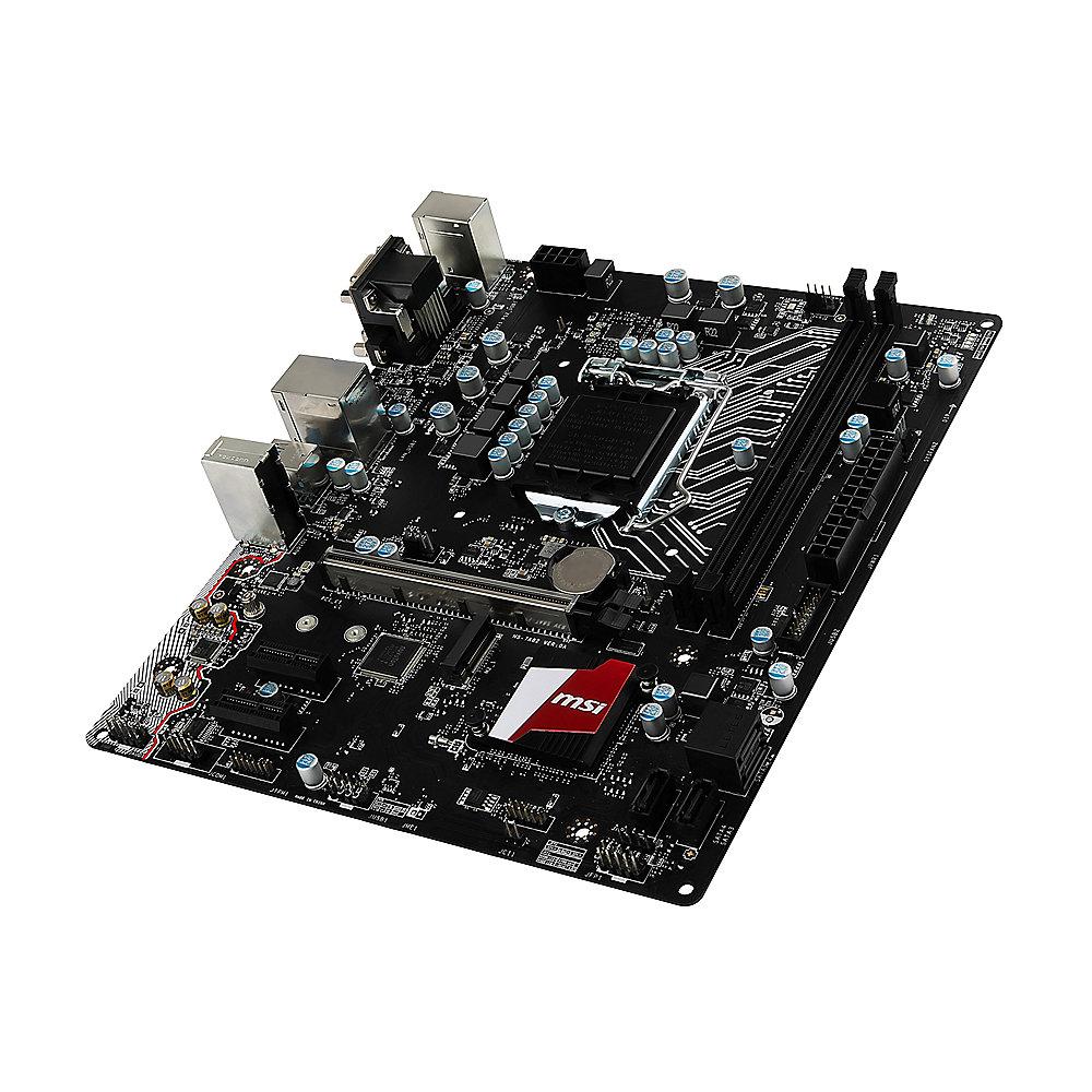 MSI H110M Grenade USB3.1 (Typ C)/DVI/VGA/HDMI/M.2 mATX Mainboard Sockel 1151