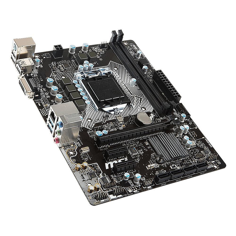 MSI H110M Pro-D USB3.1/DVI mATX Mainboard Sockel 1151