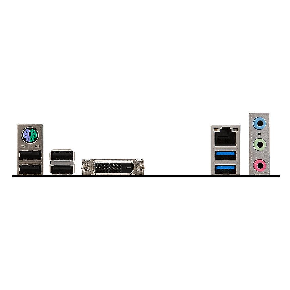 MSI H110M Pro-D USB3.1/DVI mATX Mainboard Sockel 1151, MSI, H110M, Pro-D, USB3.1/DVI, mATX, Mainboard, Sockel, 1151