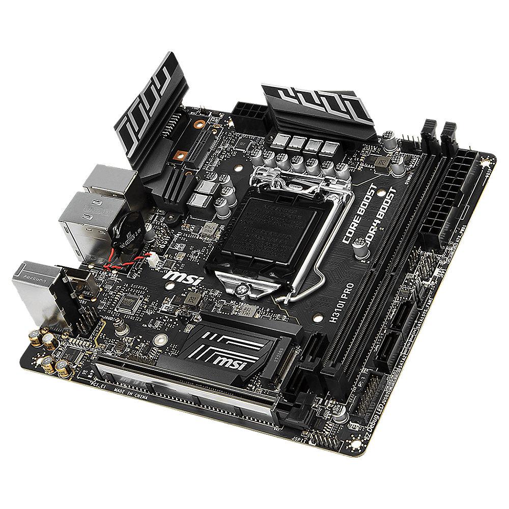 MSI H310I Pro Mini-ITX Mainboard Sockel 1151v2 (Coffee Lake)