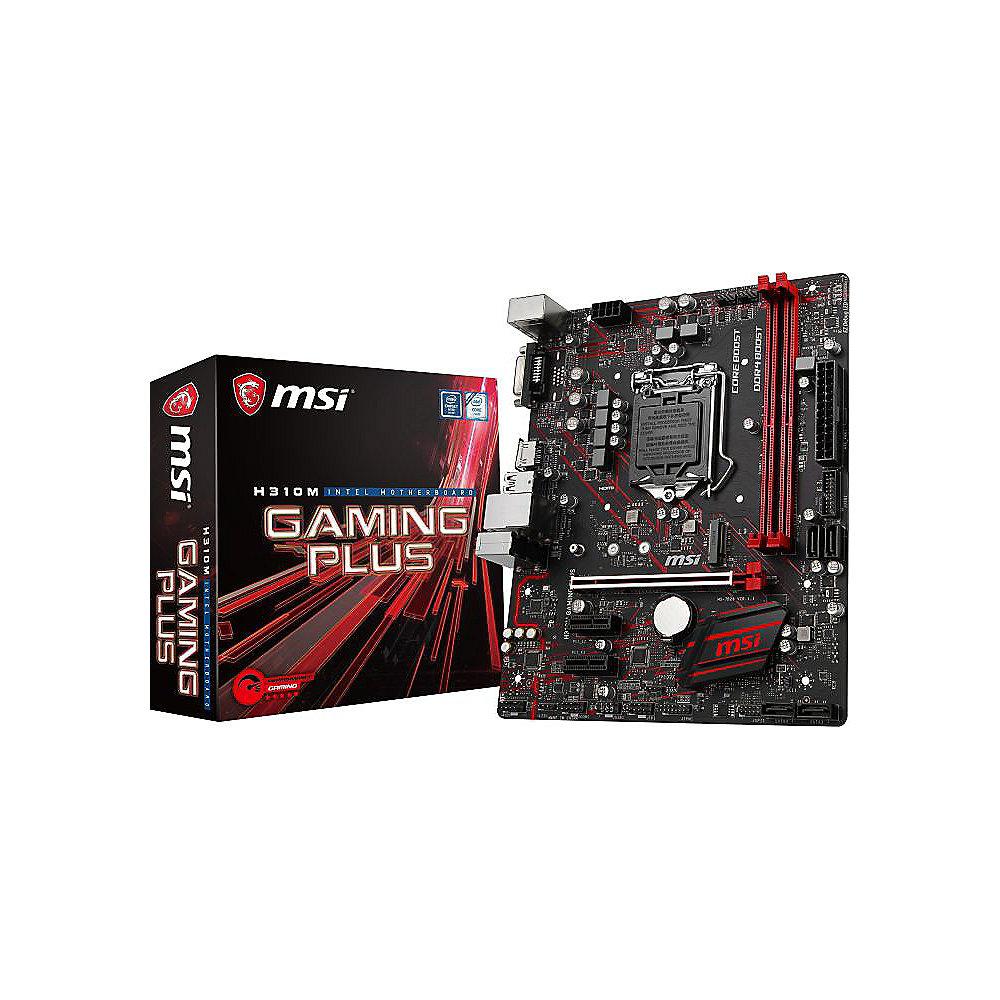 MSI H310M Gaming Plus mATX Mainboard Sockel 1151v2 (Coffee Lake)