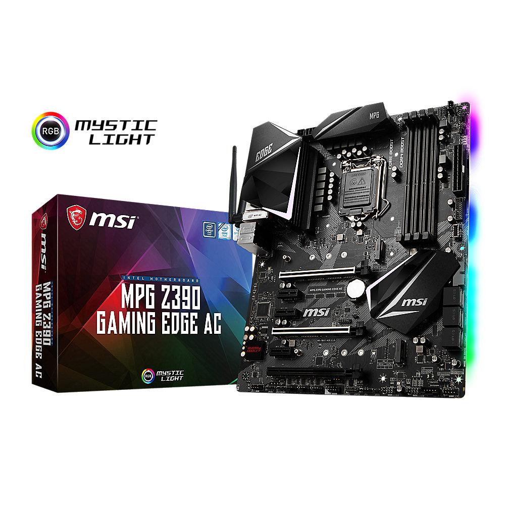 MSI MPG Z390 Gaming Edge AC ATX Mainboard Sockel 1151, MSI, MPG, Z390, Gaming, Edge, AC, ATX, Mainboard, Sockel, 1151