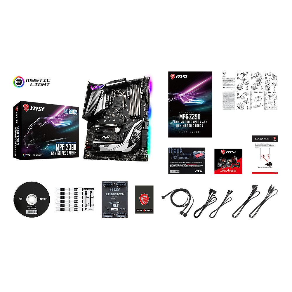 MSI MPG Z390 Gaming Pro Carbon ATX Mainboard Sockel 1151