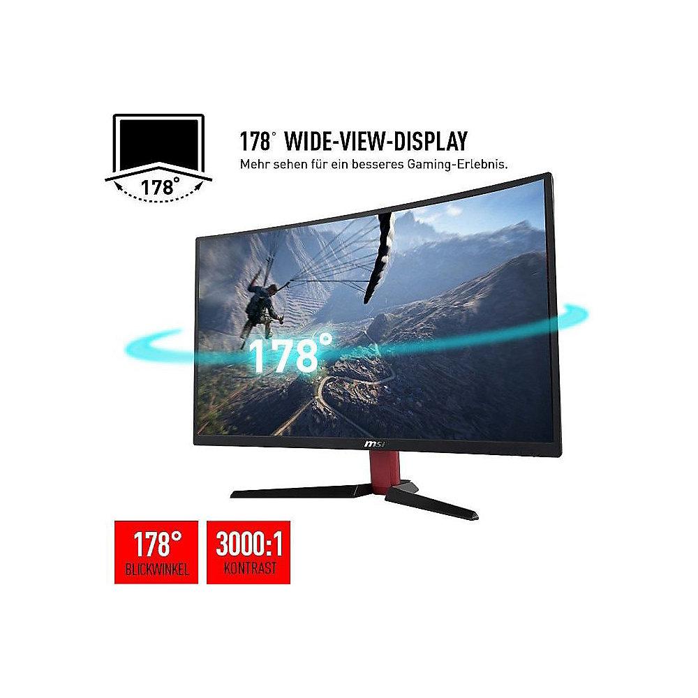 MSI Optix AG32C-3086 31,5" (80cm) FHD curved Gaming-Monitor FreeSync 165Hz 1ms